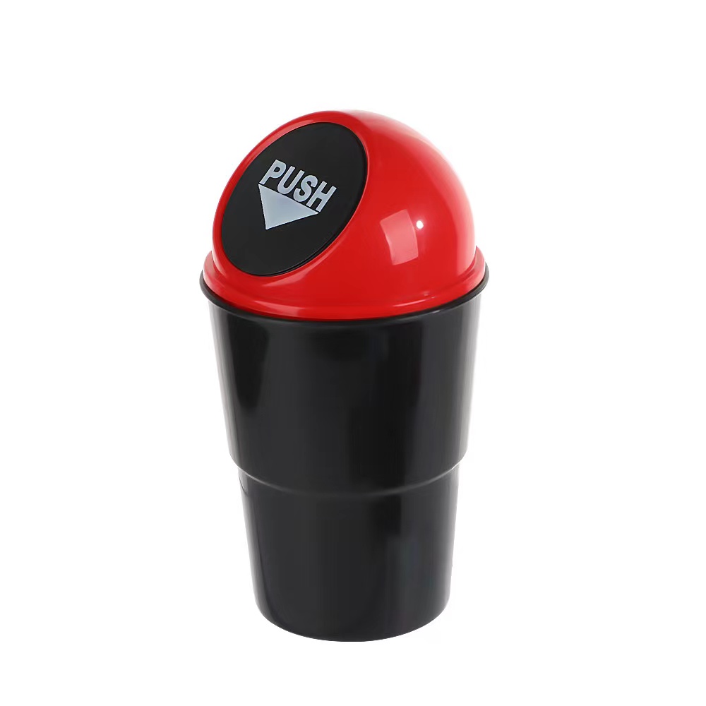 Mini Car Trash Can Bin with Lid