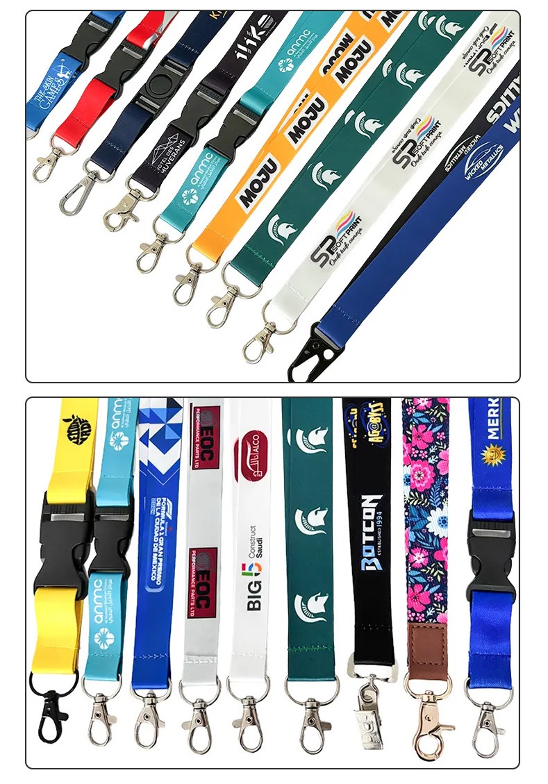 Custom Polyester Sublimation Lanyard/Badge Reel