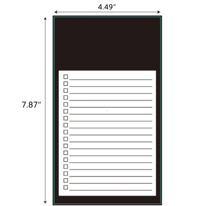 Refrigerator Magnetic Notepad Memo Board