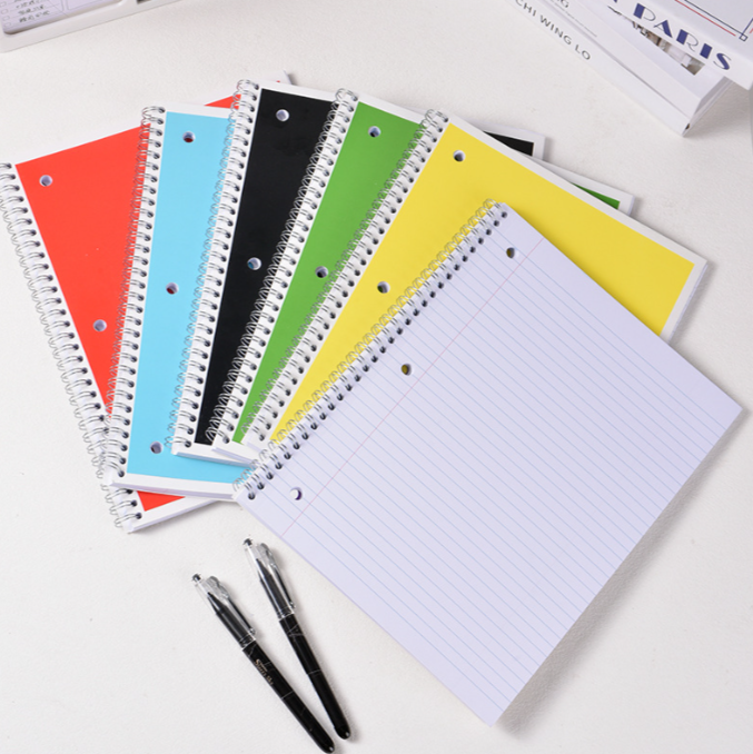 A4 Spiral Lined Notebooks Coil Bound Journal