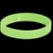 Print Debossed Glow In Dark Silicone Wristbands