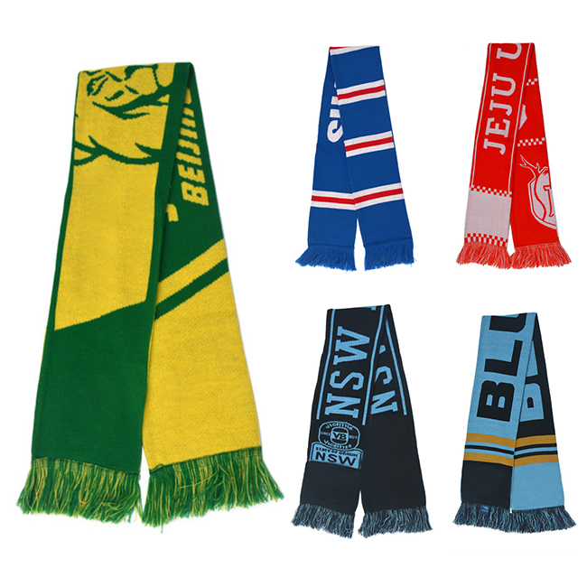 Custom Winter Warm Acrylic Knit Scarves