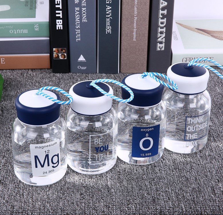 Simple Drawstring High Borosilicate Glass Cup