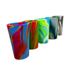 350ml Contracted Rainbow Blend Silicone Cup