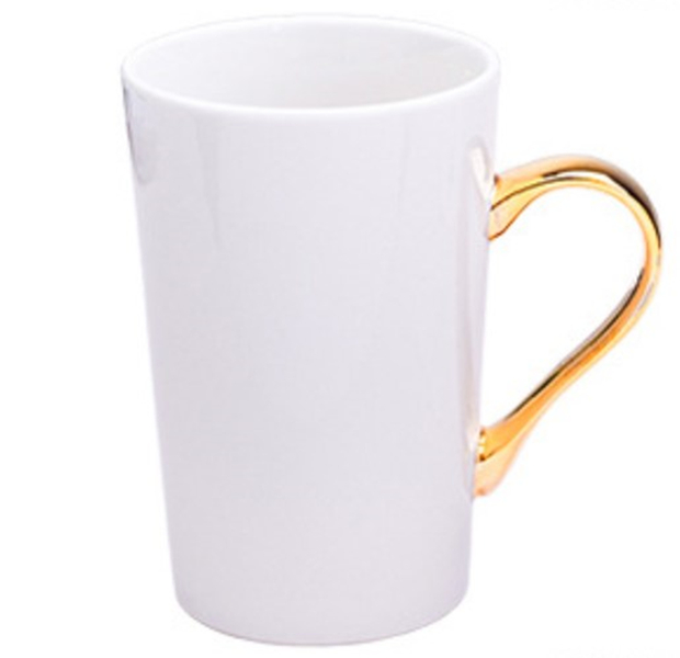 Customized Logo New Ceramic Gold Hand Custom-made Coffee Mug