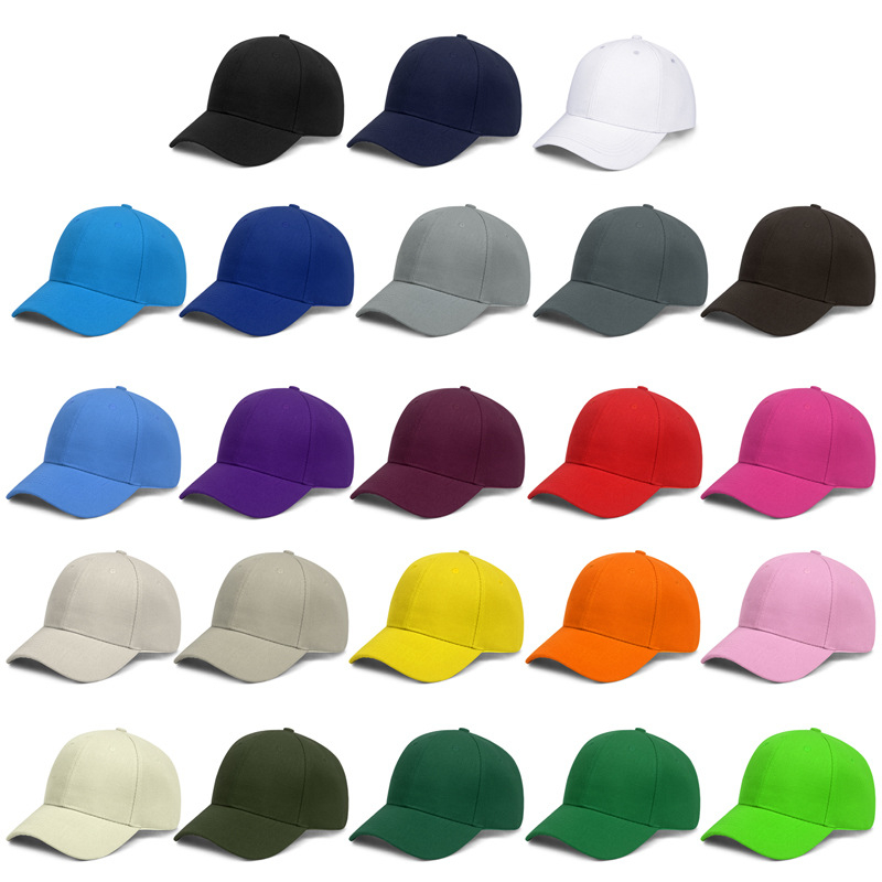 Baseball Cap 6 Panels Poly Twill Constructed