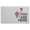 Door Mat Outdoor Indoor Anti-Slip Durable Doormat Low-Profile Design Floor Front Doormat Rugs for Entryway
