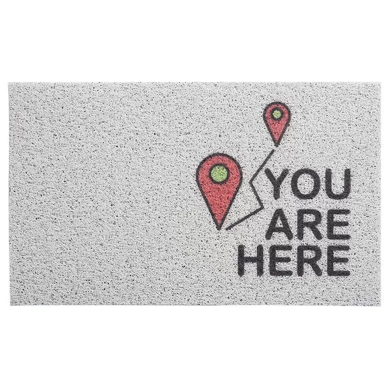 Door Mat Outdoor Indoor Anti-Slip Durable Doormat Low-Profile Design Floor Front Doormat Rugs for Entryway