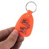 Teardrop Shape Plastic Key Tag