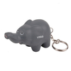 PU Elephant Stress Ball Keychain Pressure Reliever Keyring