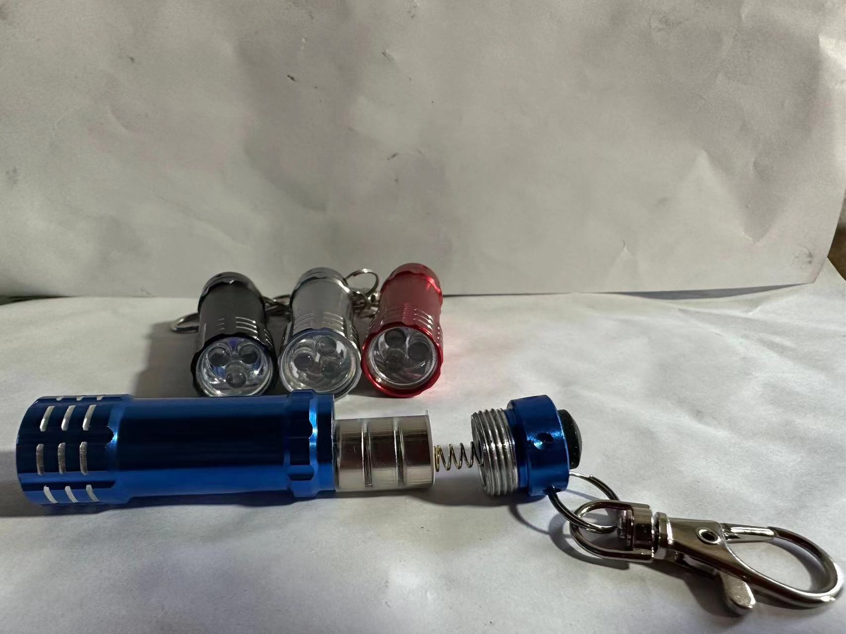 Metal LED Torch Keychain