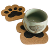 Cute Cartoon Style Home Cork Insulated Coasters