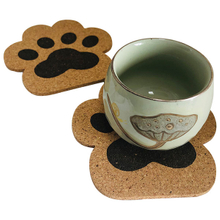 Cute Cartoon Style Home Cork Insulated Coasters