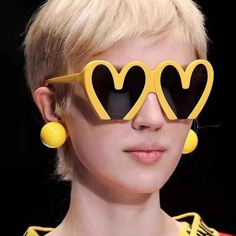 2024 Custom Fun Heart-Shaped Party Sunglasses
