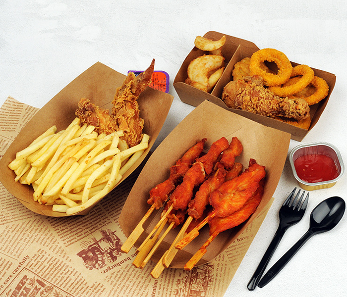 Paper Food Packing Serving Tray