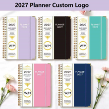 2027 Jan - Dec A5 Spiral Planner Notebooks 12 Months Full Year
