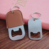 Bottle Opener With Leather Cover