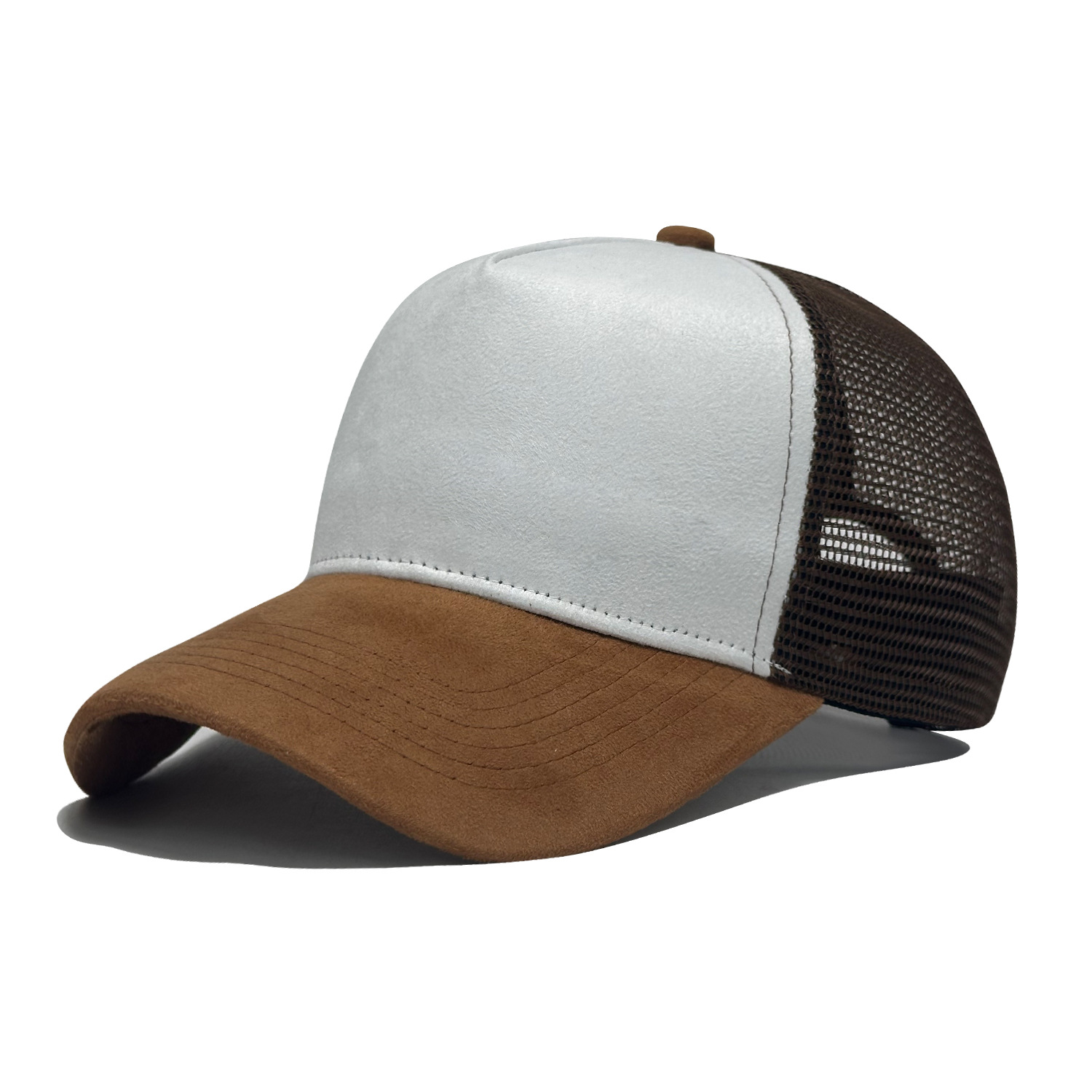 Five-Panel Suede Mesh Baseball Caps Hats