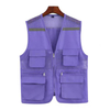 Reflective Pocket Safety Vest High Visibility Work Shirt