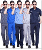 Utility Work Jacket Shirt Workwear Set Short Sleeve