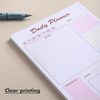 A5 Magnetic Tearable Daily Planner Pad To-Do List Fridge