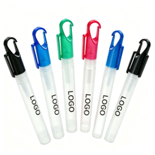 10ml Portable Hand Sanitizers Spray Pen Carabiner Clip