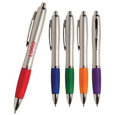 Promotional Custom Click Ballpoint Pen With Grip