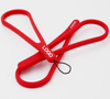  Imprinted Silicone Mobile Cell Phone Lanyard Chain