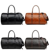 Wholesale Simple Popular Style Men Business Leather Travel Bag