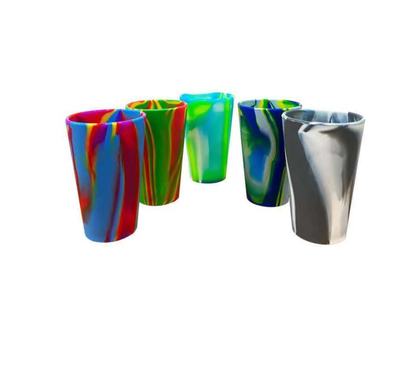 350ml Contracted Rainbow Blend Silicone Cup