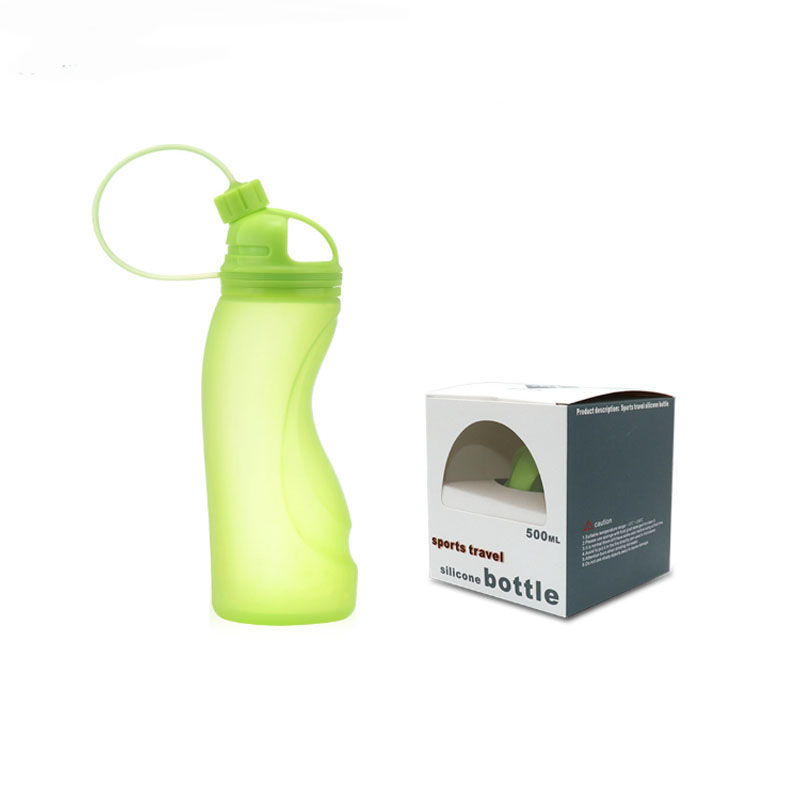 Sports Silicone Collapsible Water Bottle