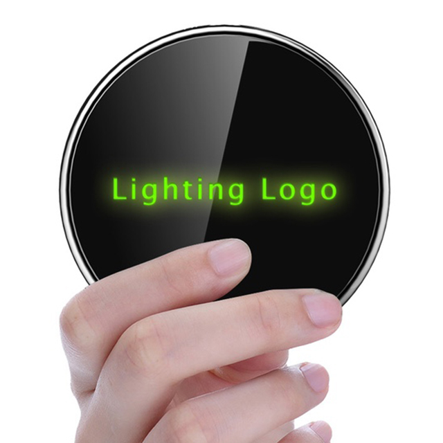 Custom Lighing Logo LED Wireless Charger