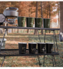 Premium Stainless Steel Cups 11.8 oz Camping Cup Tumbler (4 Pack) Premium Metal Cups Stackable Durable Cup