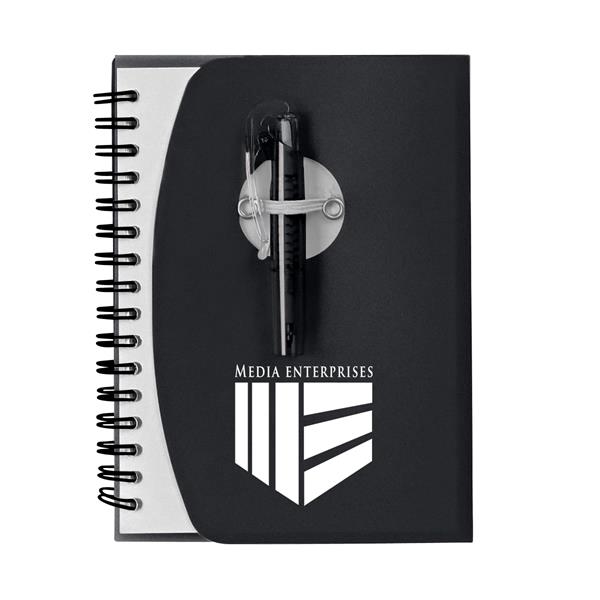 Custom Promotional Spiral Notebook With Pen
