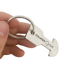 Zinc Alloy Key Ring Shopping Trolley Tokens Portable Metal Keychain for Change or Grocery Shopping Cart