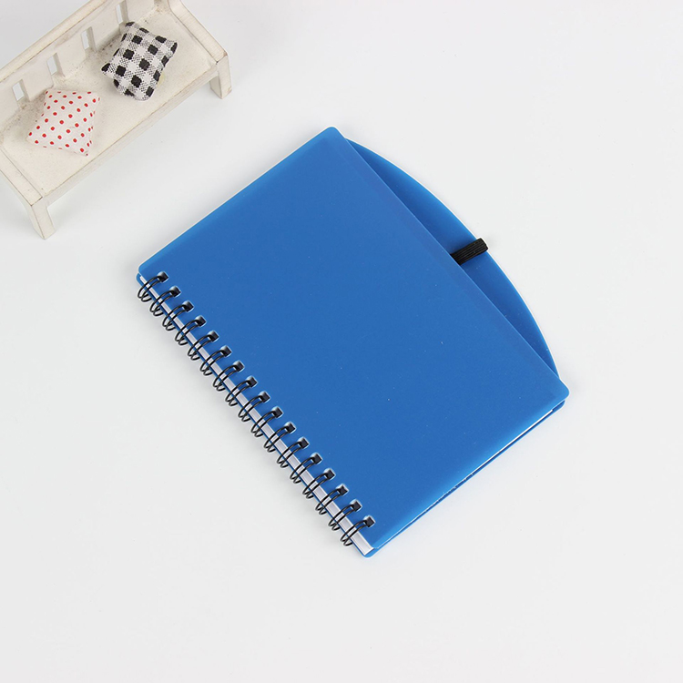 PP Cover With Pen Coil Notebook