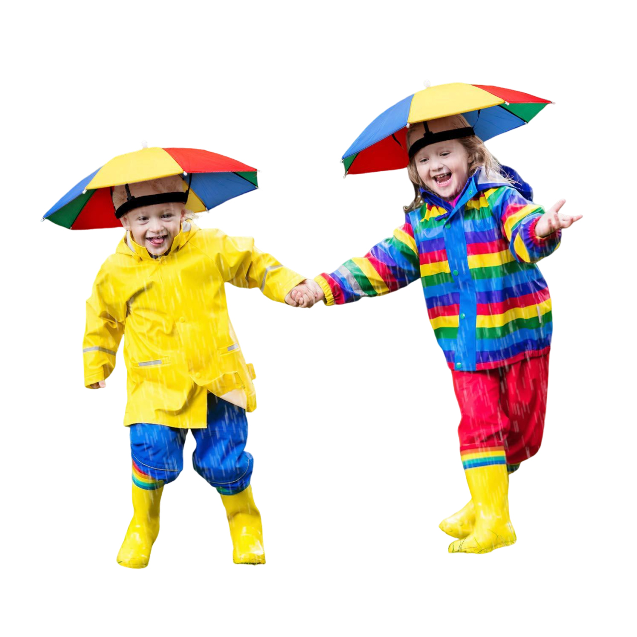 Rainbow Umbrella Hat