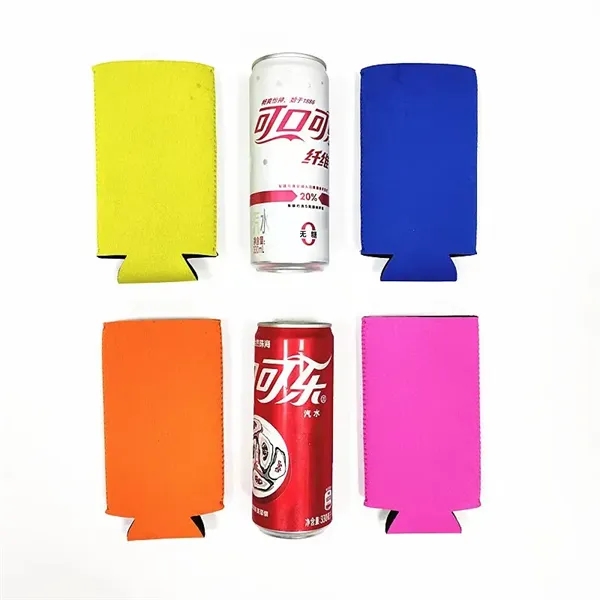 Tall 12oz Skinny Neoprene Can Cooler Holder Beverage Sleeves