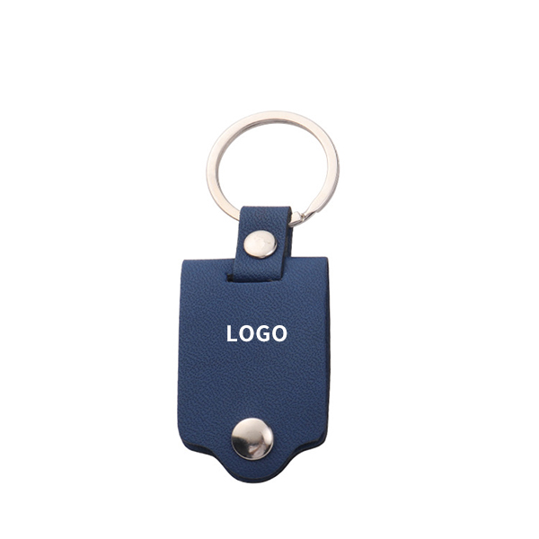 Blanks Leather Digital Photo Metal Key chains Laser Printing Key Rings