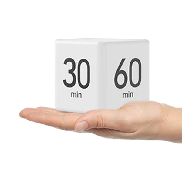 Gravity Sensing Reverse Timer Self-Regulating Alarm Clock