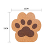 Cute Cartoon Style Home Cork Insulated Coasters