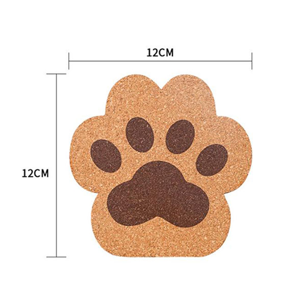 Cute Cartoon Style Home Cork Insulated Coasters