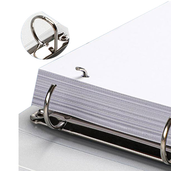 A4 Transparent Folder With Four Punch Binders