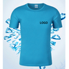Quick Drying T-shirt Custom Printed Logo Marathon Running Reunion Collar Short Sleeve
