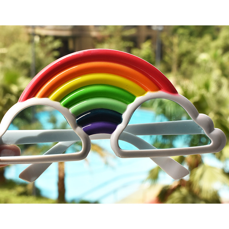 2024 Custom Fun Rainbow Cloud Party Sunglasses