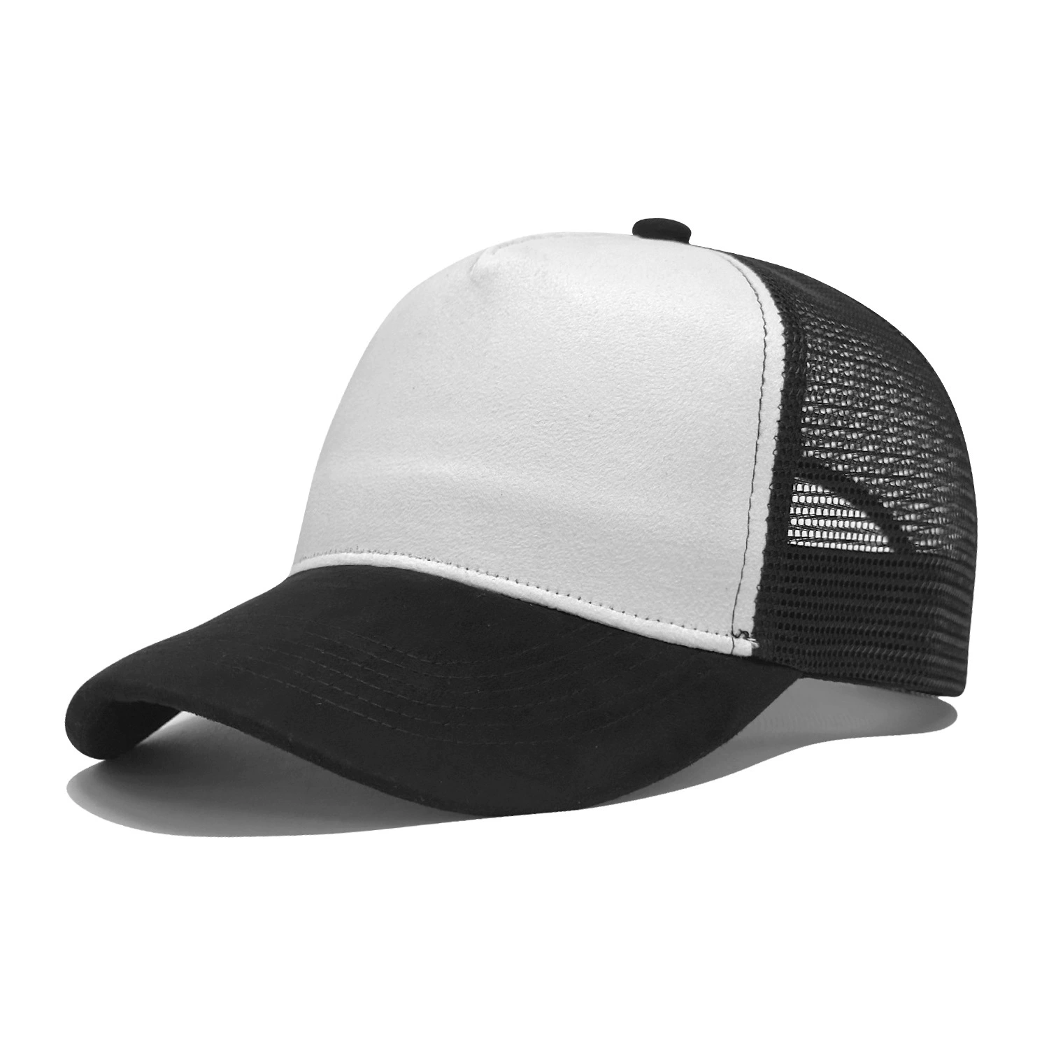 Five-Panel Suede Mesh Baseball Caps Hats