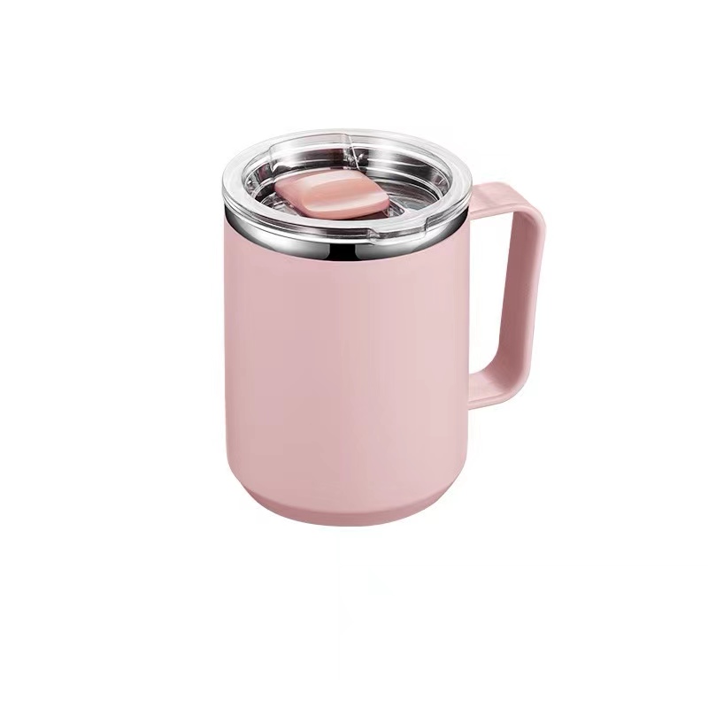15oz Minimalist Stainless Steel Mug With Handle
