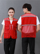 Reflective Pocket Safety Vest High Visibility Work Shirt
