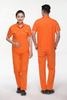 Utility Work Jacket Shirt Workwear Set Short Sleeve