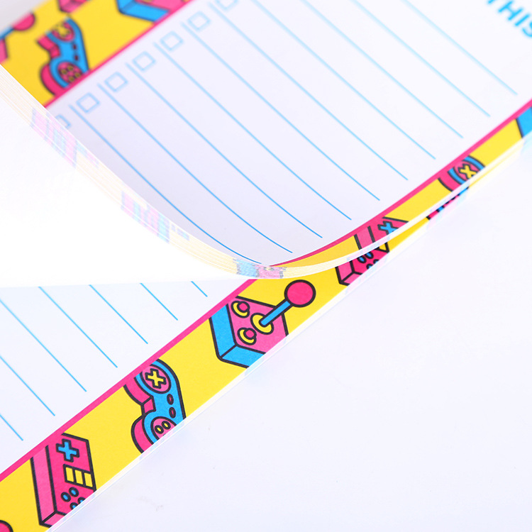 Custom Magnetic Fridge Notepad with Full Soft Magnet Backing